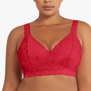 Parfait Red Lace Bralette
